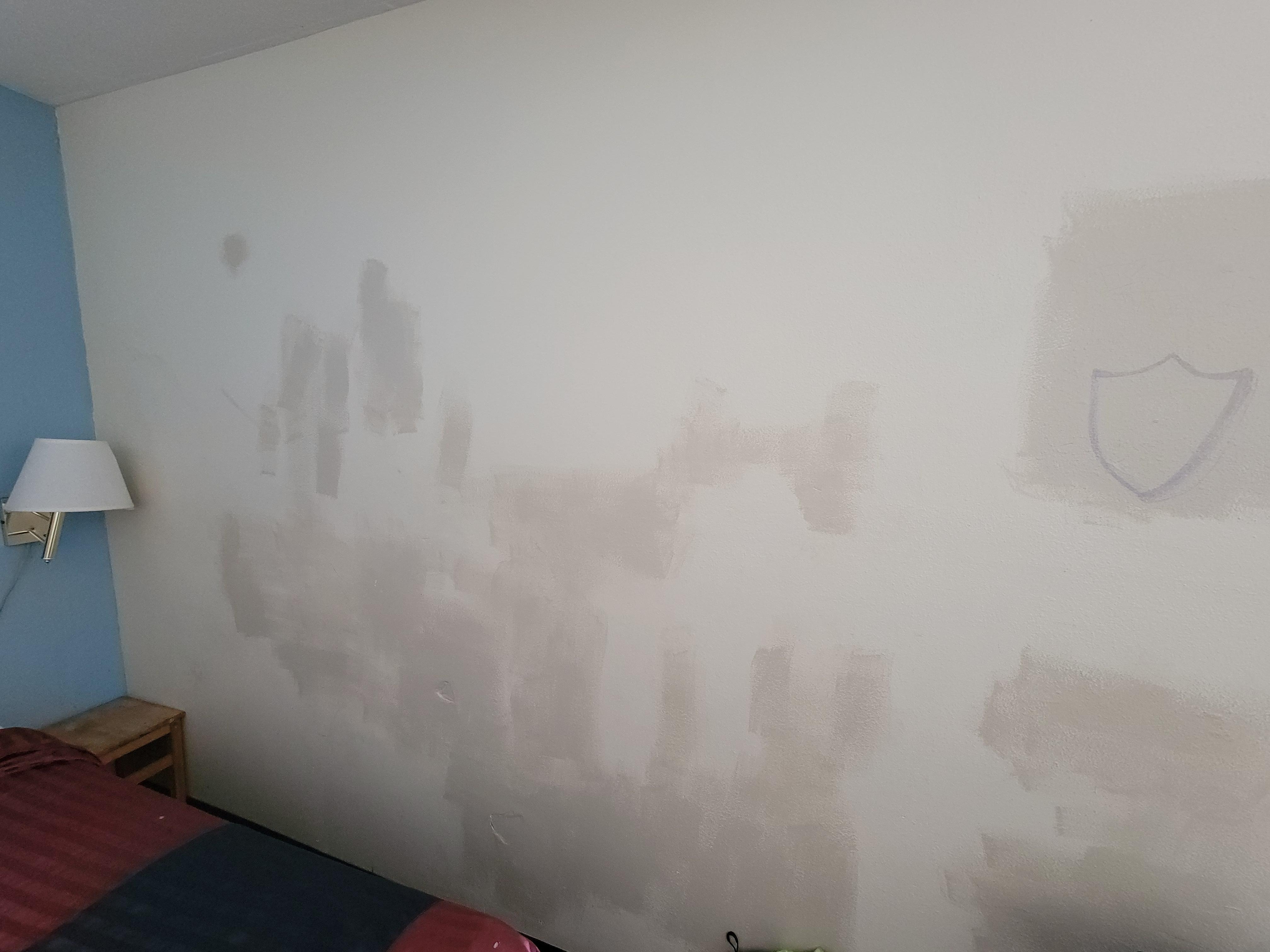 Blotchy walls