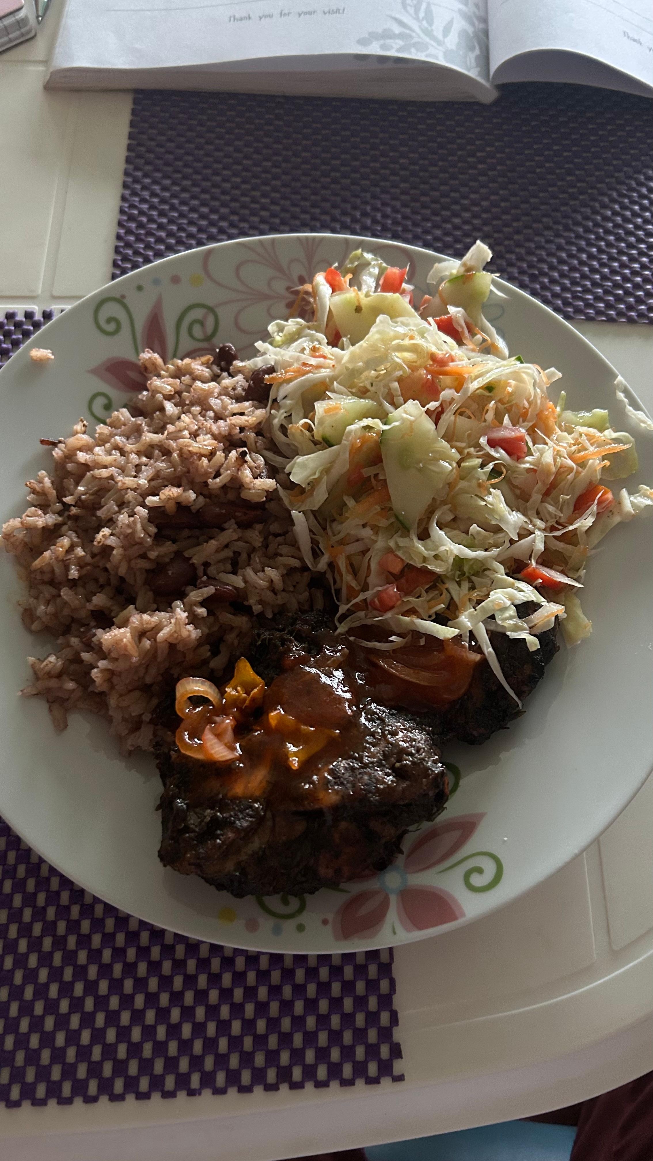 Jah B’s jerk chicken