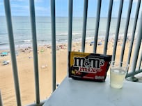 View from the porch to the beach