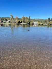 View of the river from Drake’s