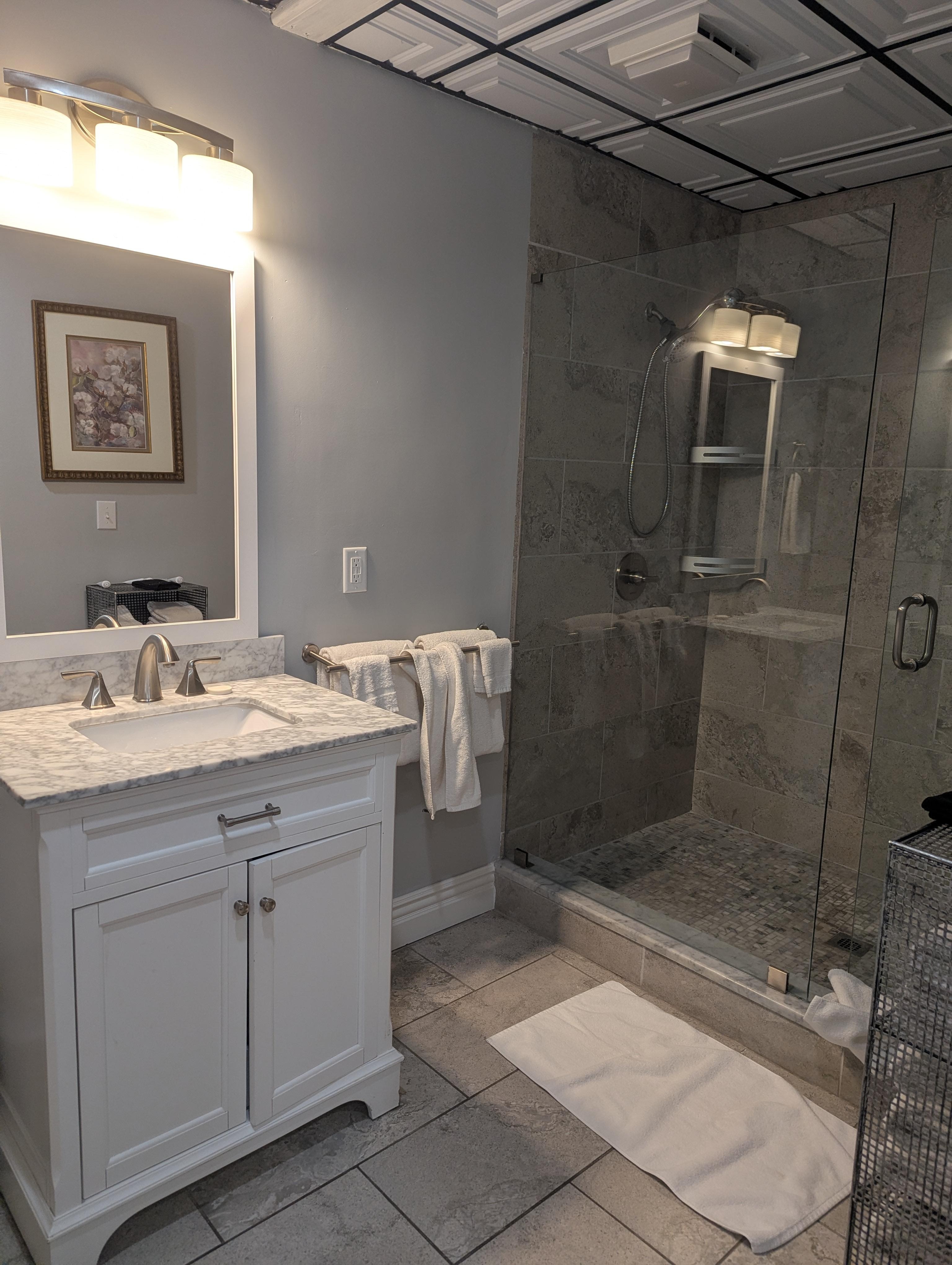 Amazing walking in shower