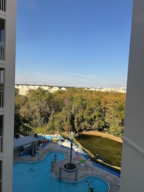 The view from our balcony.