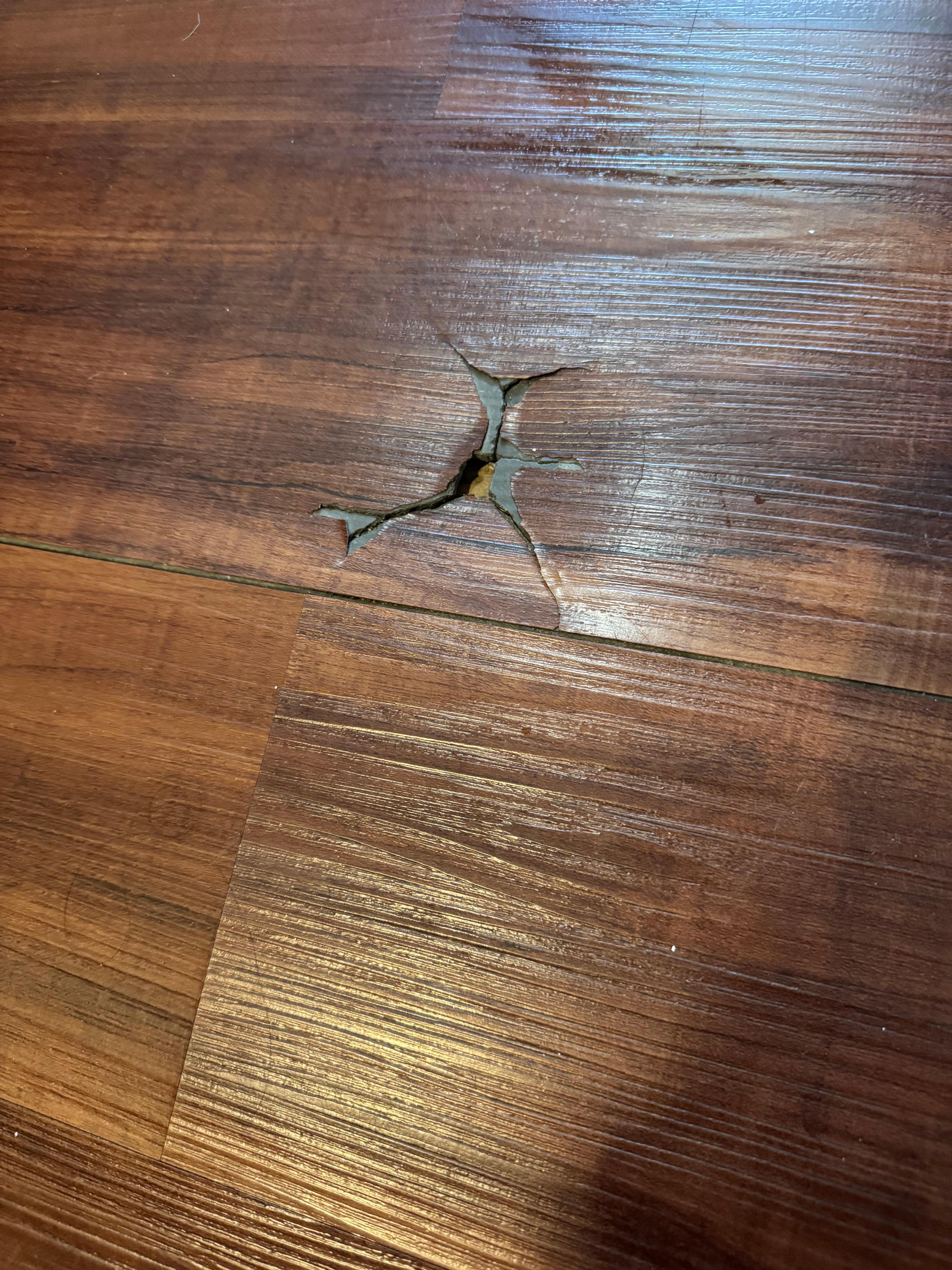 Hole in the floor