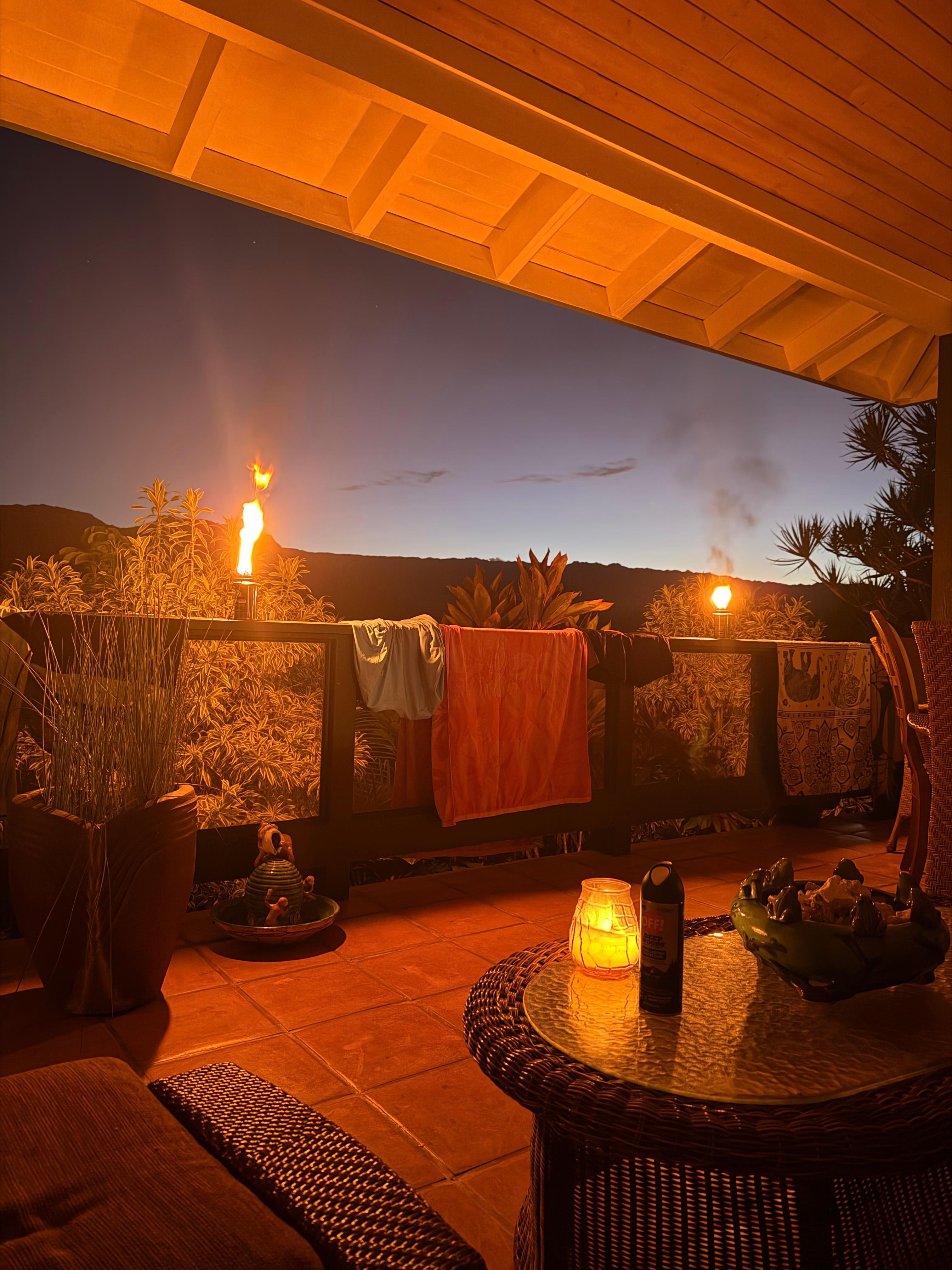 Quiet Evening on the deck