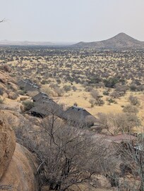 View from a walk on site