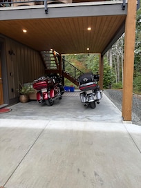 Perfect to keep the bikes out of the rain