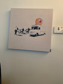 Picture on wall