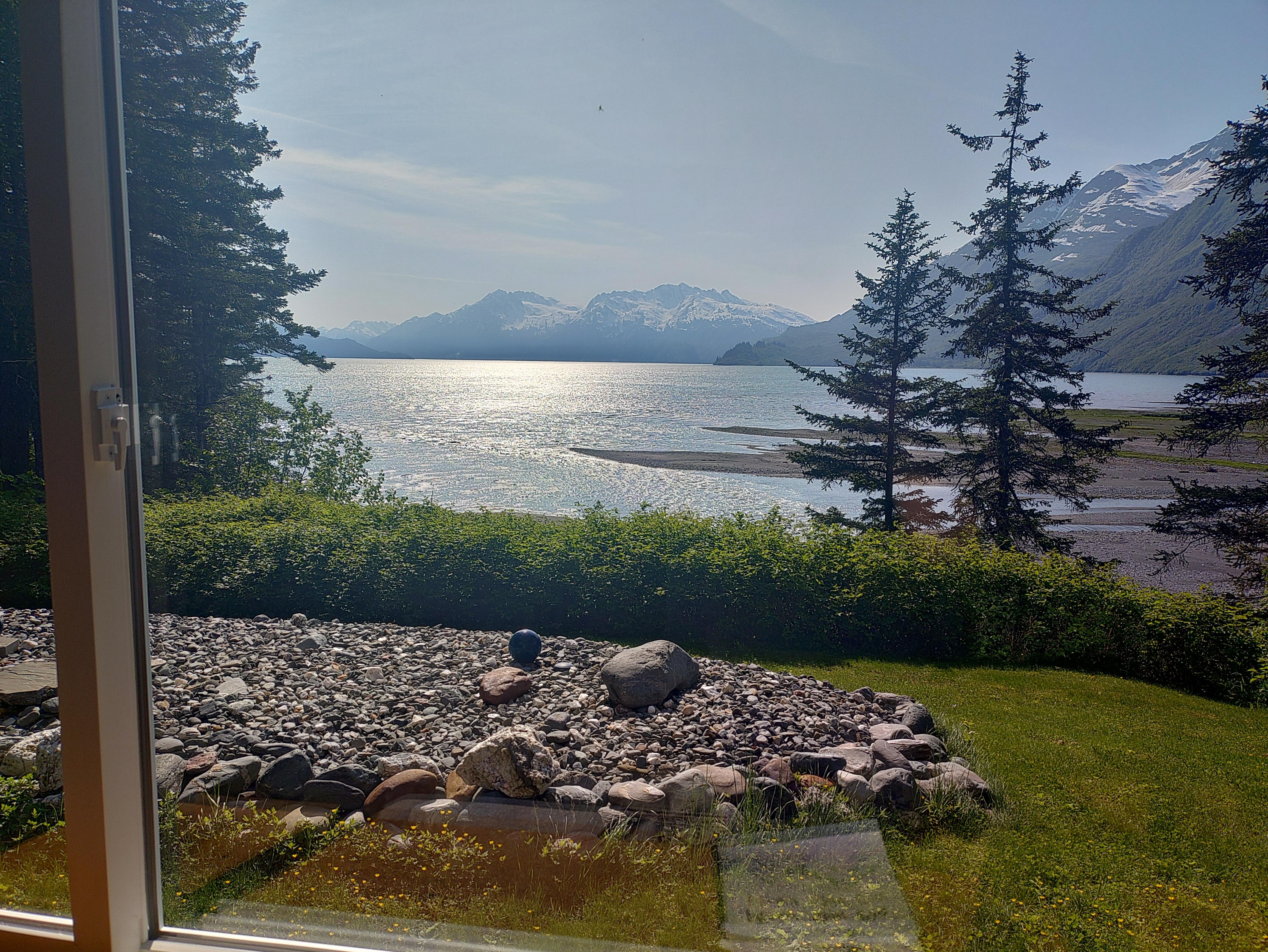 The view from the window. 