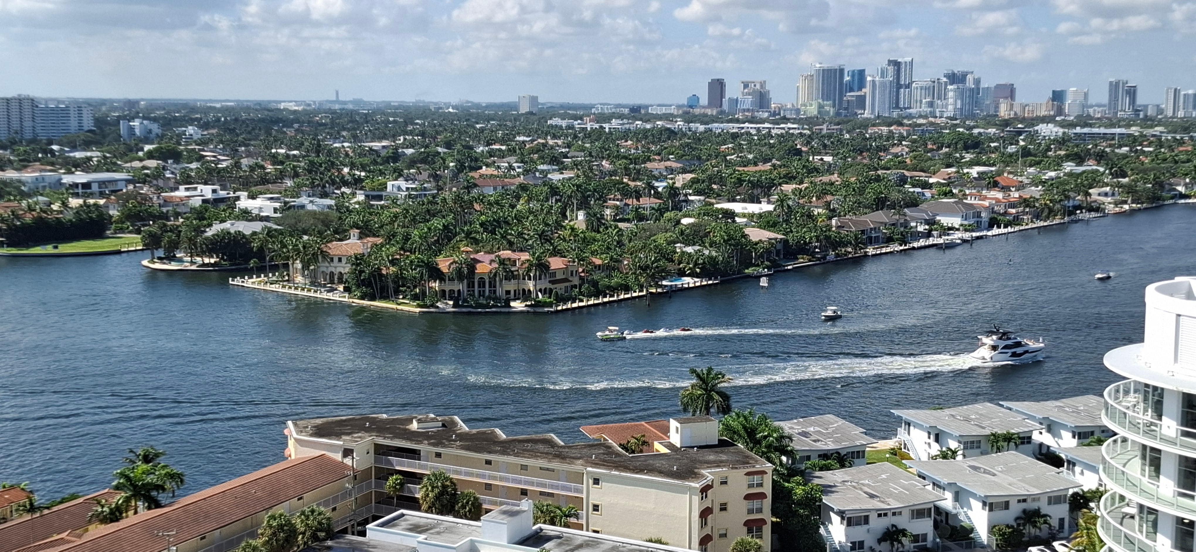 Intracoastal waterway from Apt 1701