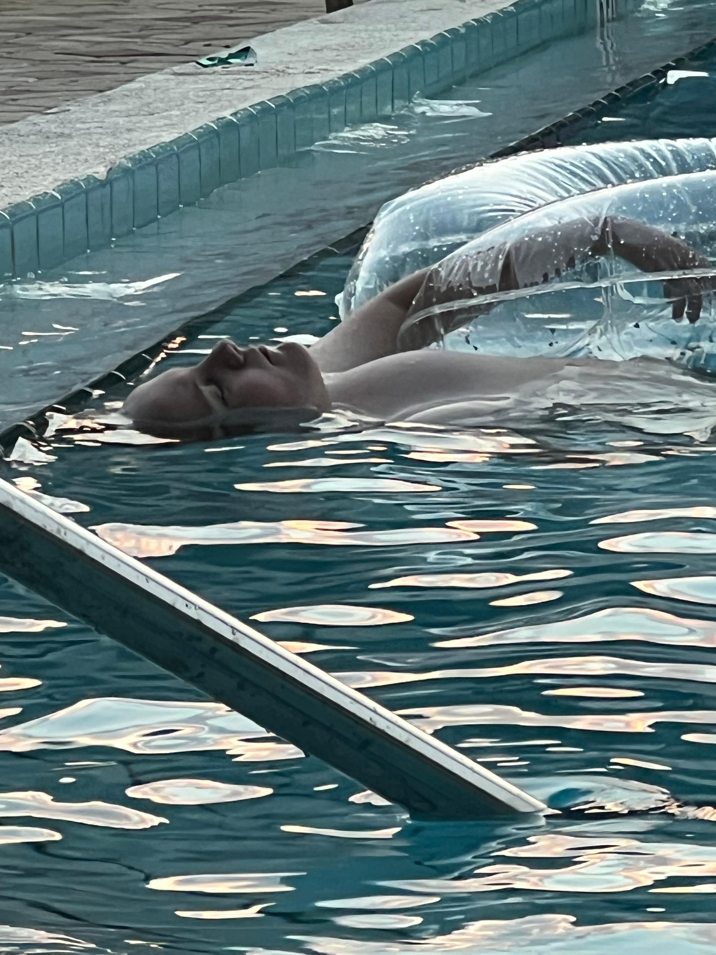 Chillaxin’ in the pool