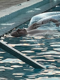Chillaxin’ in the pool