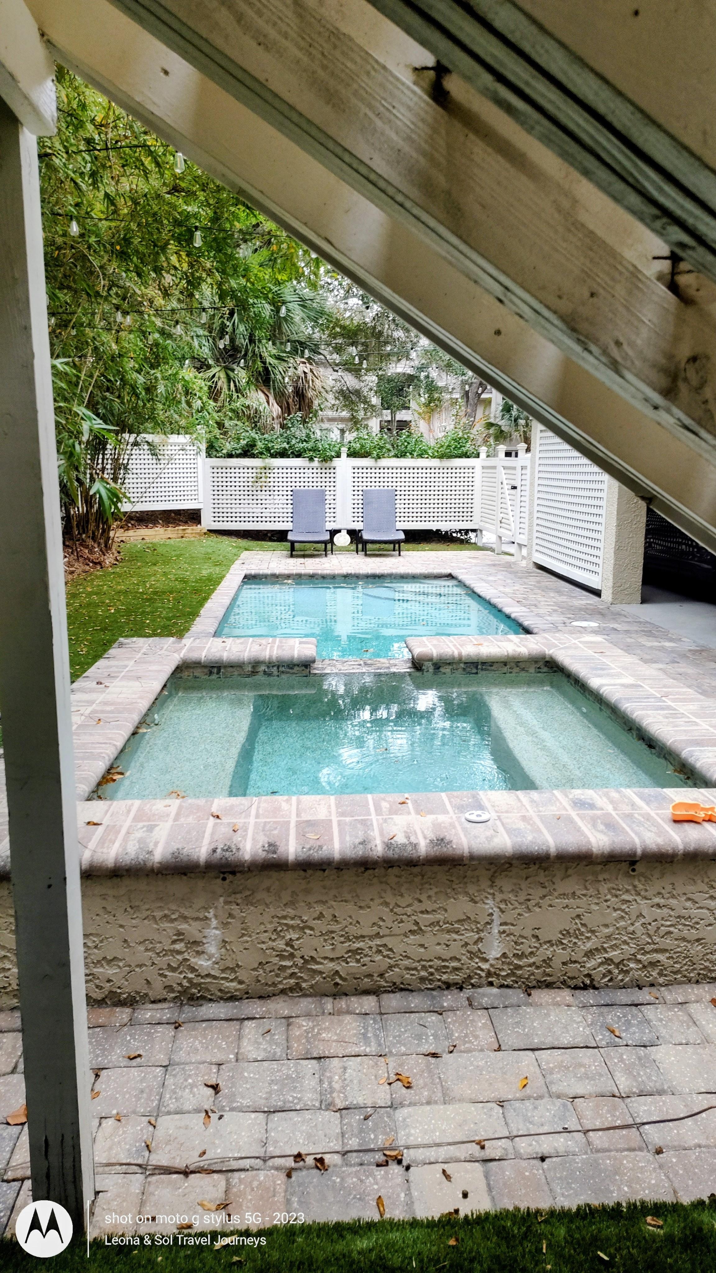 The pool was lovely.