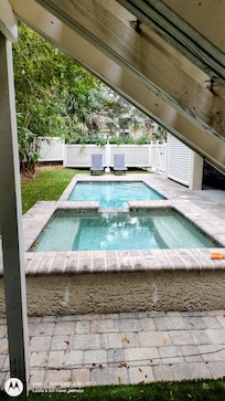 The pool was lovely.