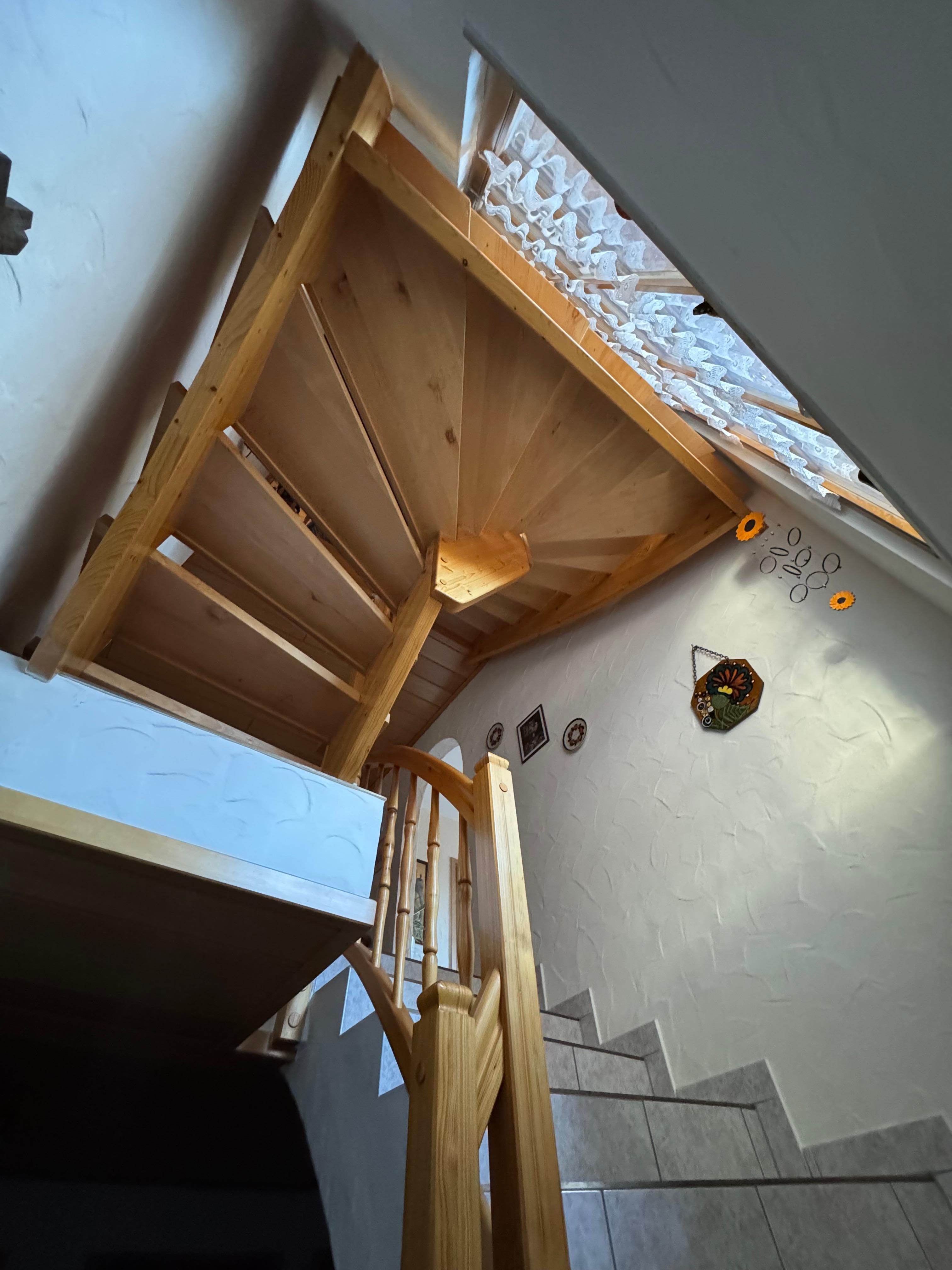 Stairway to second floor 