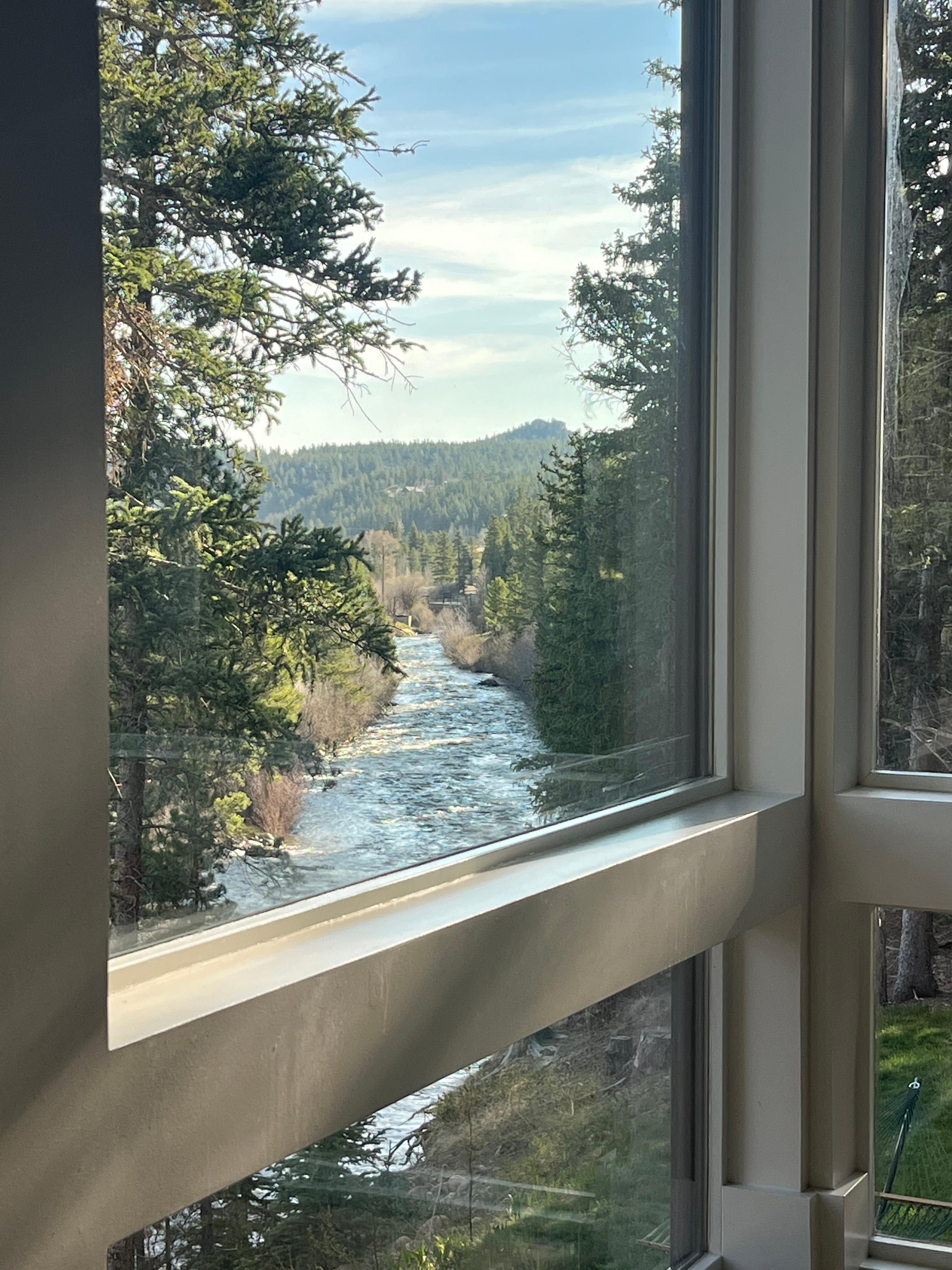 Million dollar view from the living room 