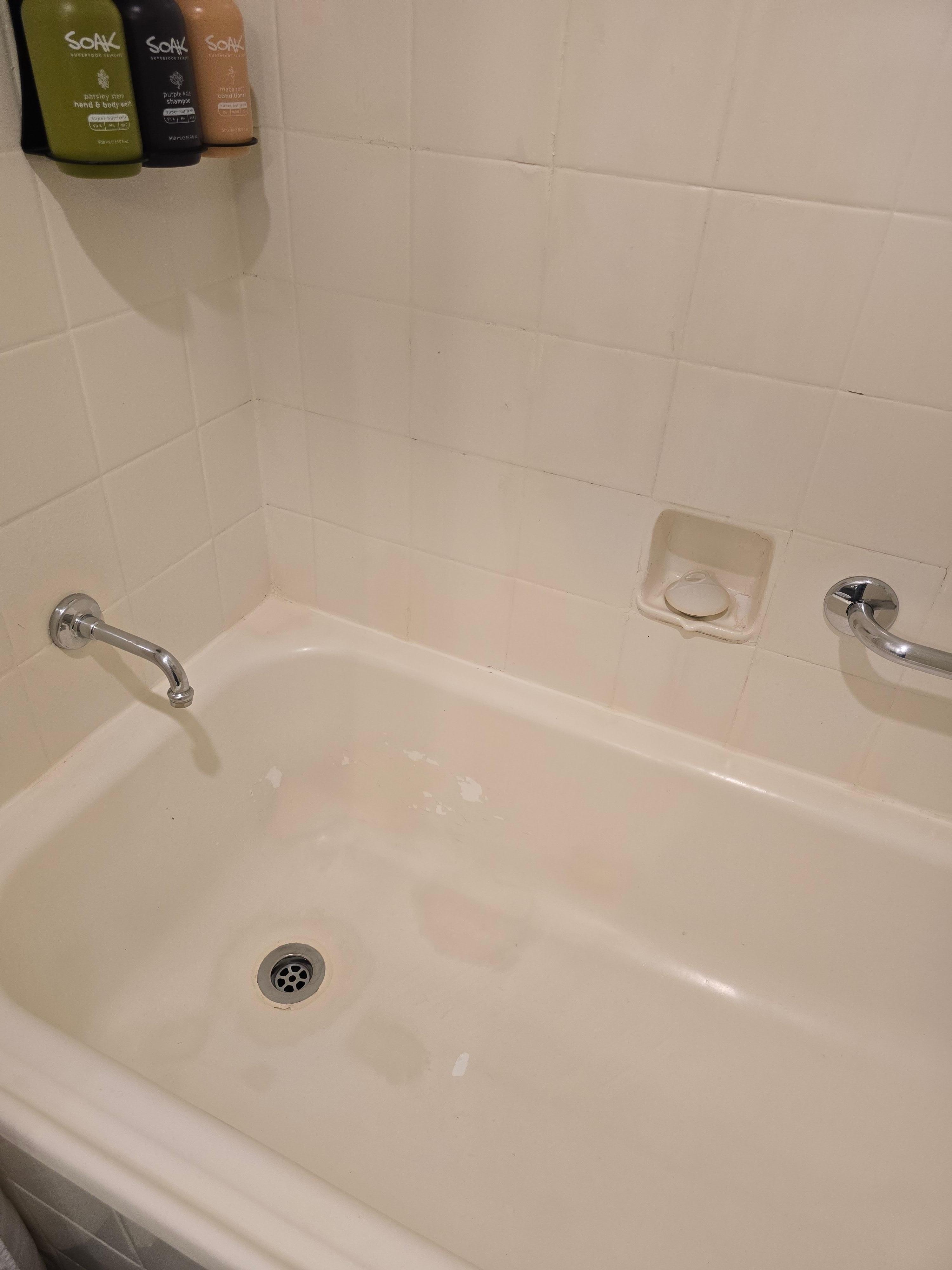 Poorly maintained bathroom