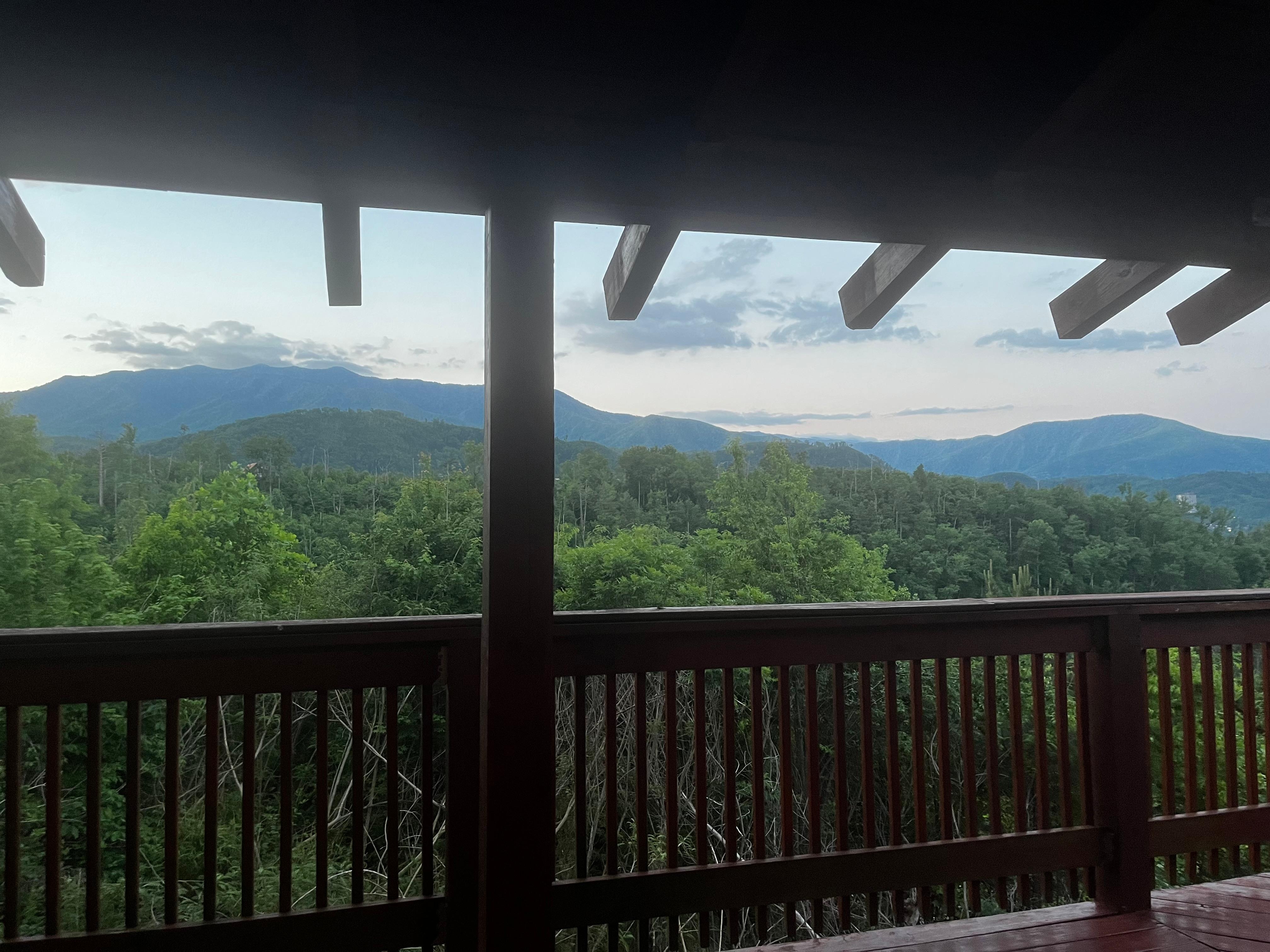 View from the porch. Amazing