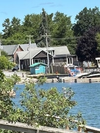 Nordic Hideaway from across the water
