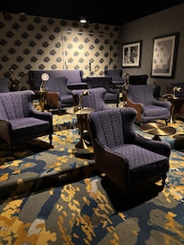 Movie theatre room at apartment building