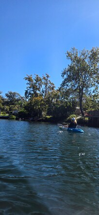 Kayaking the Weeki Wachee. A short trip out from the canal.