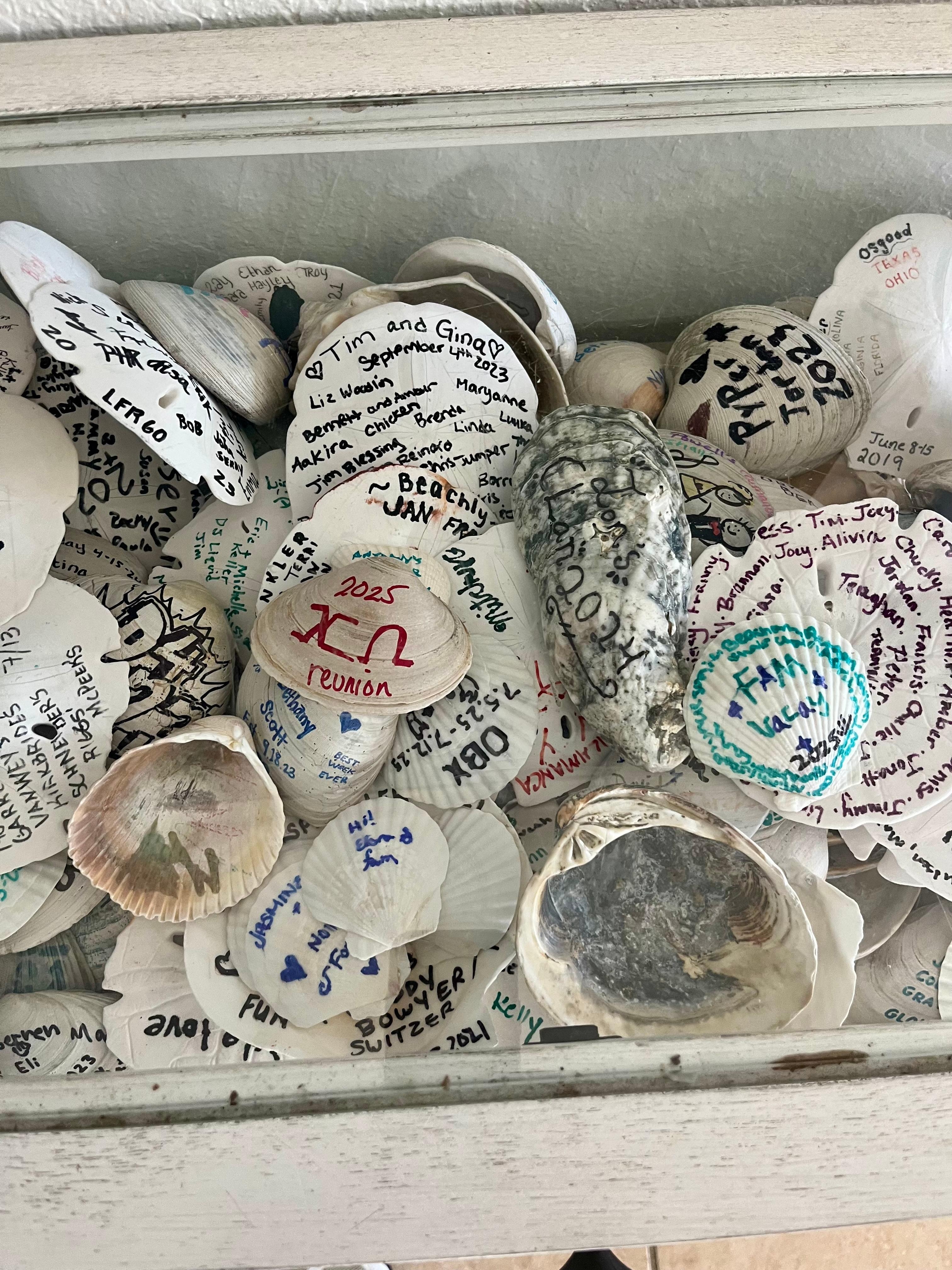 Clever way to leave your name