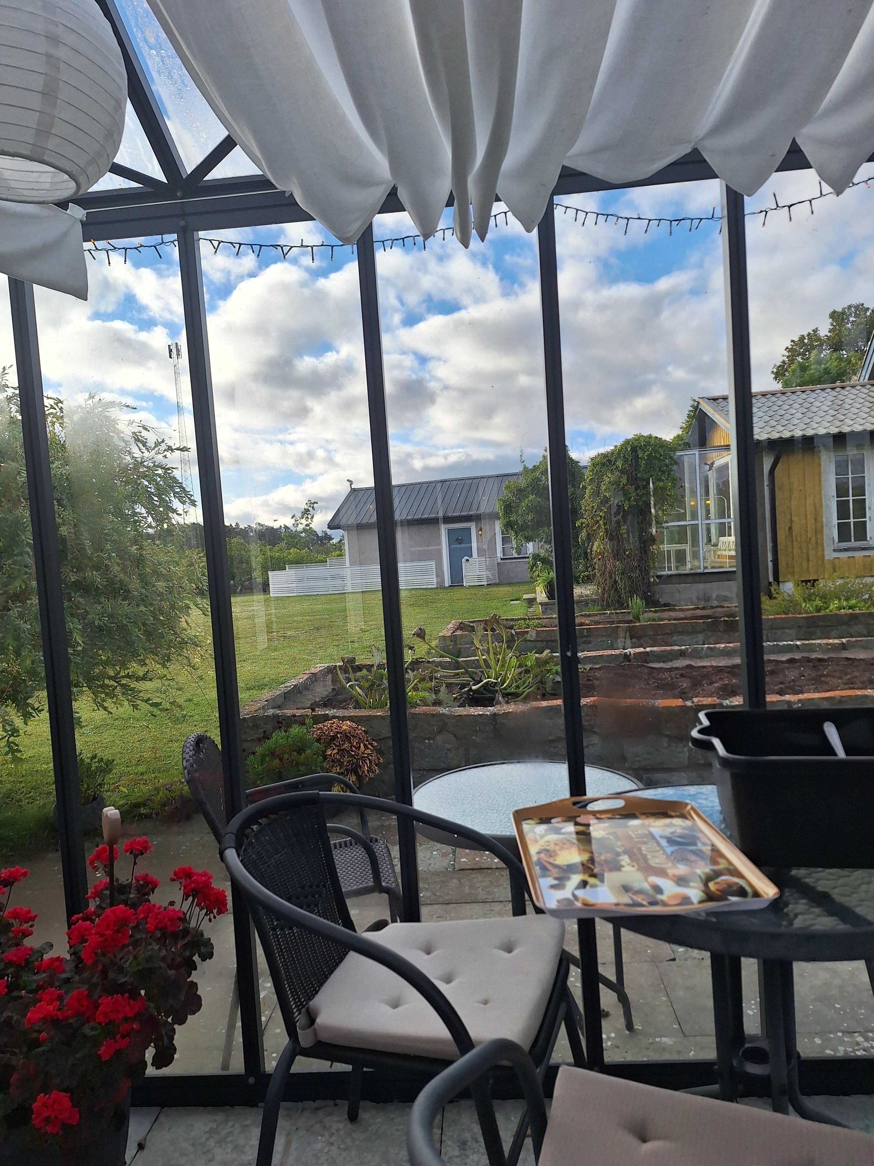 Serveringsplats med infravärme