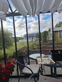 Serveringsplats med infravärme