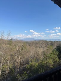 View from 2nd deck of cabin