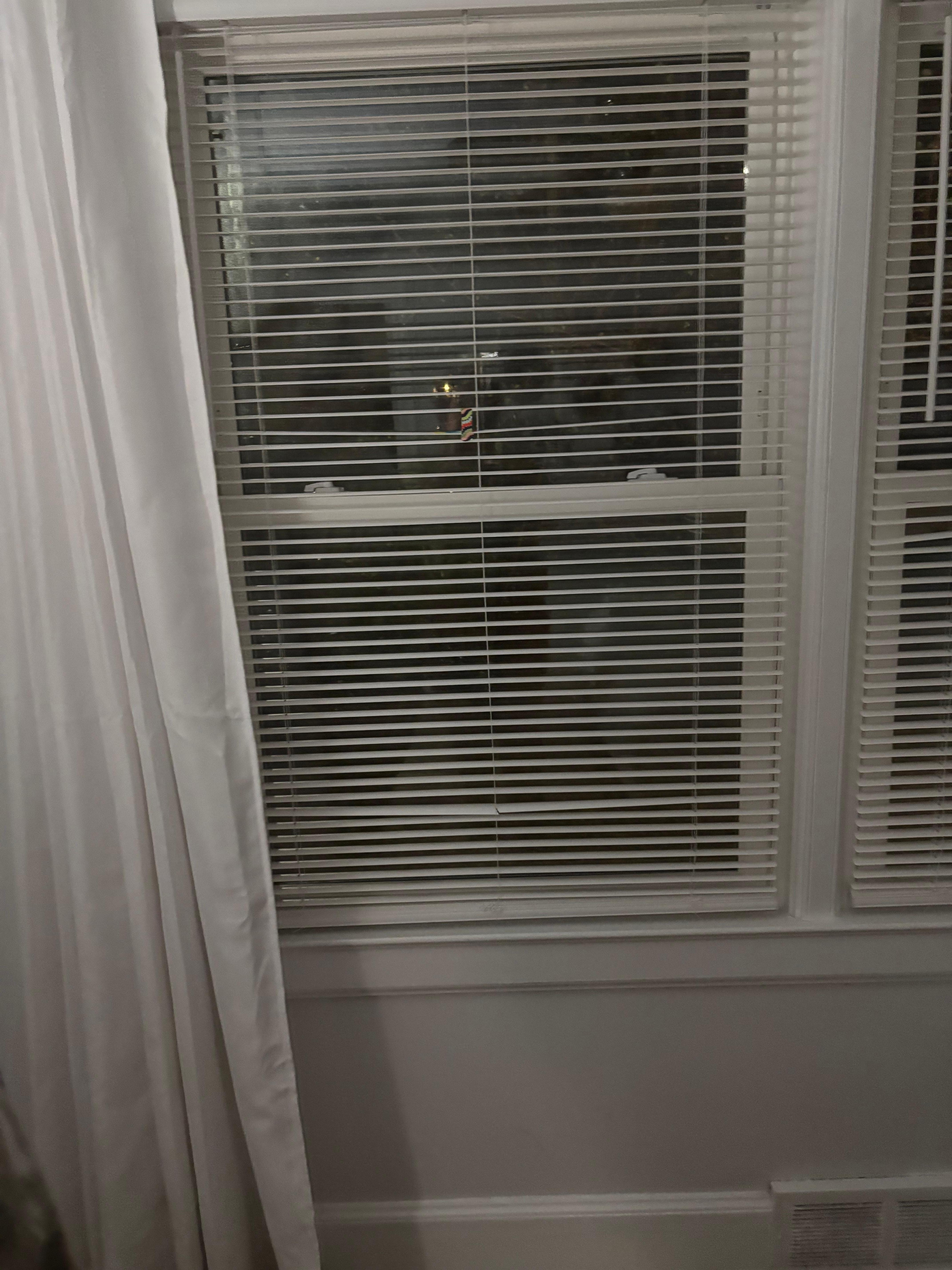 Dirty Band-Aids, stuck to window