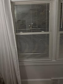 Dirty Band-Aids, stuck to window