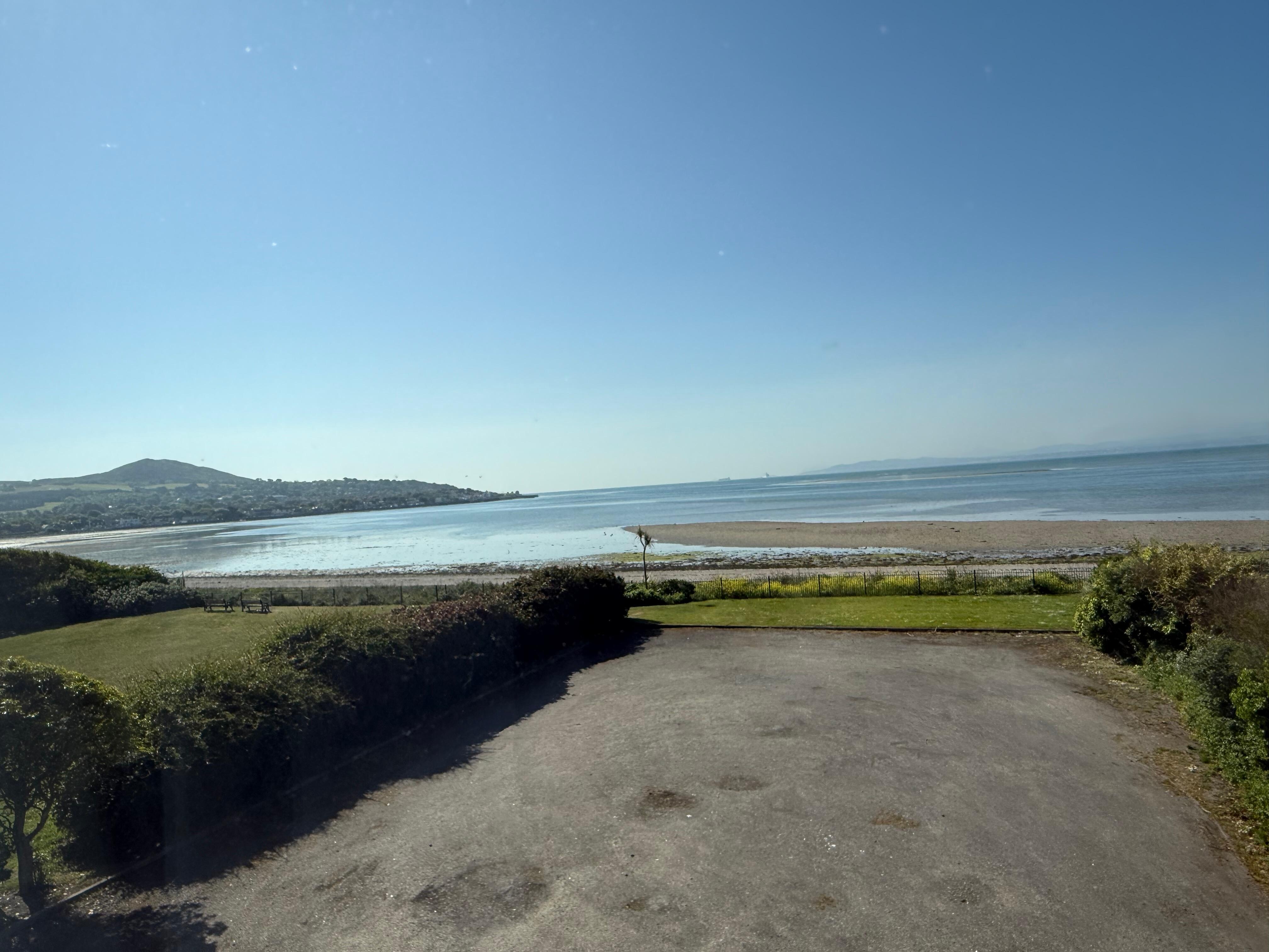 Seaview with tide coming in