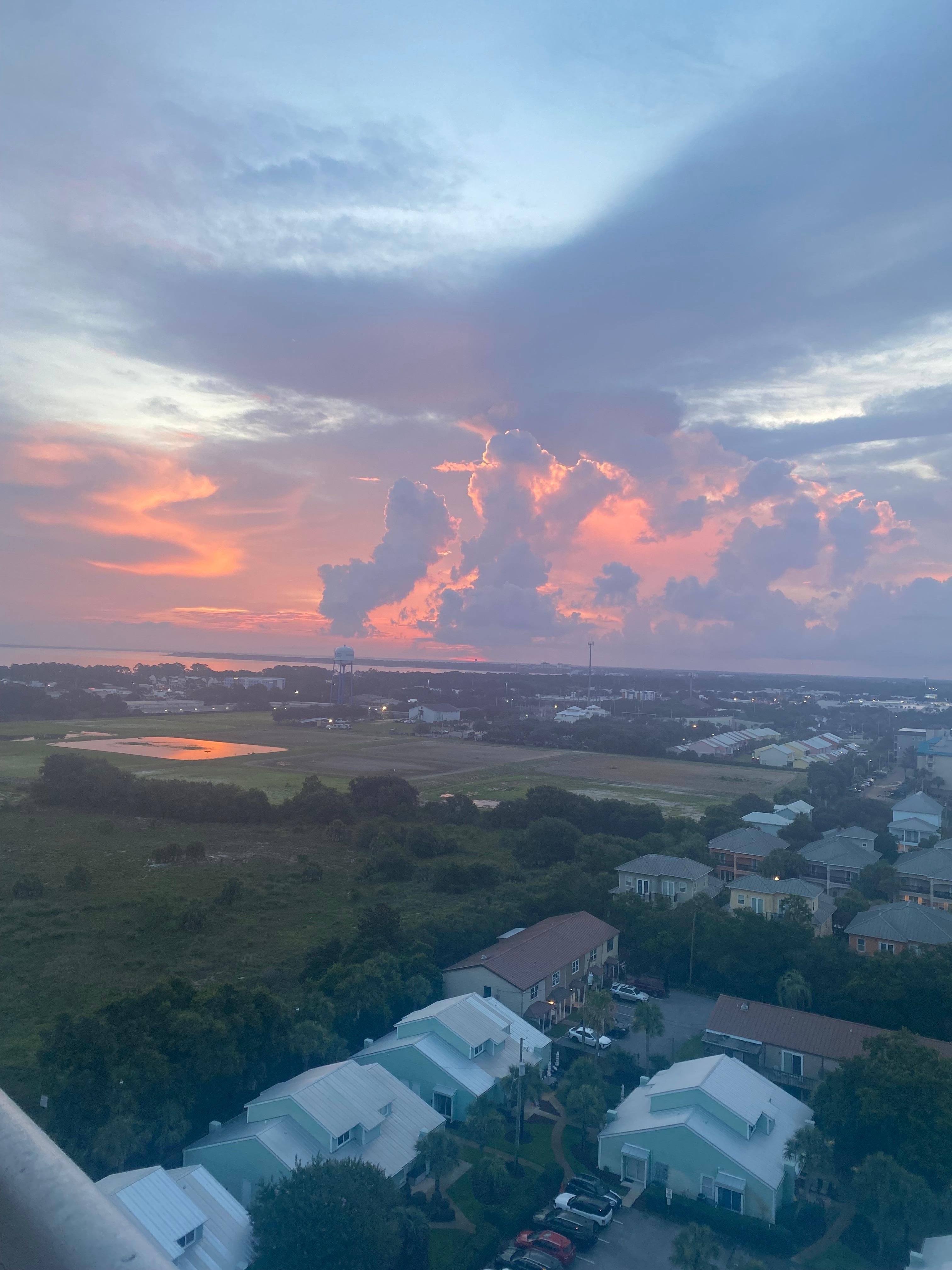 View of bay from balcony