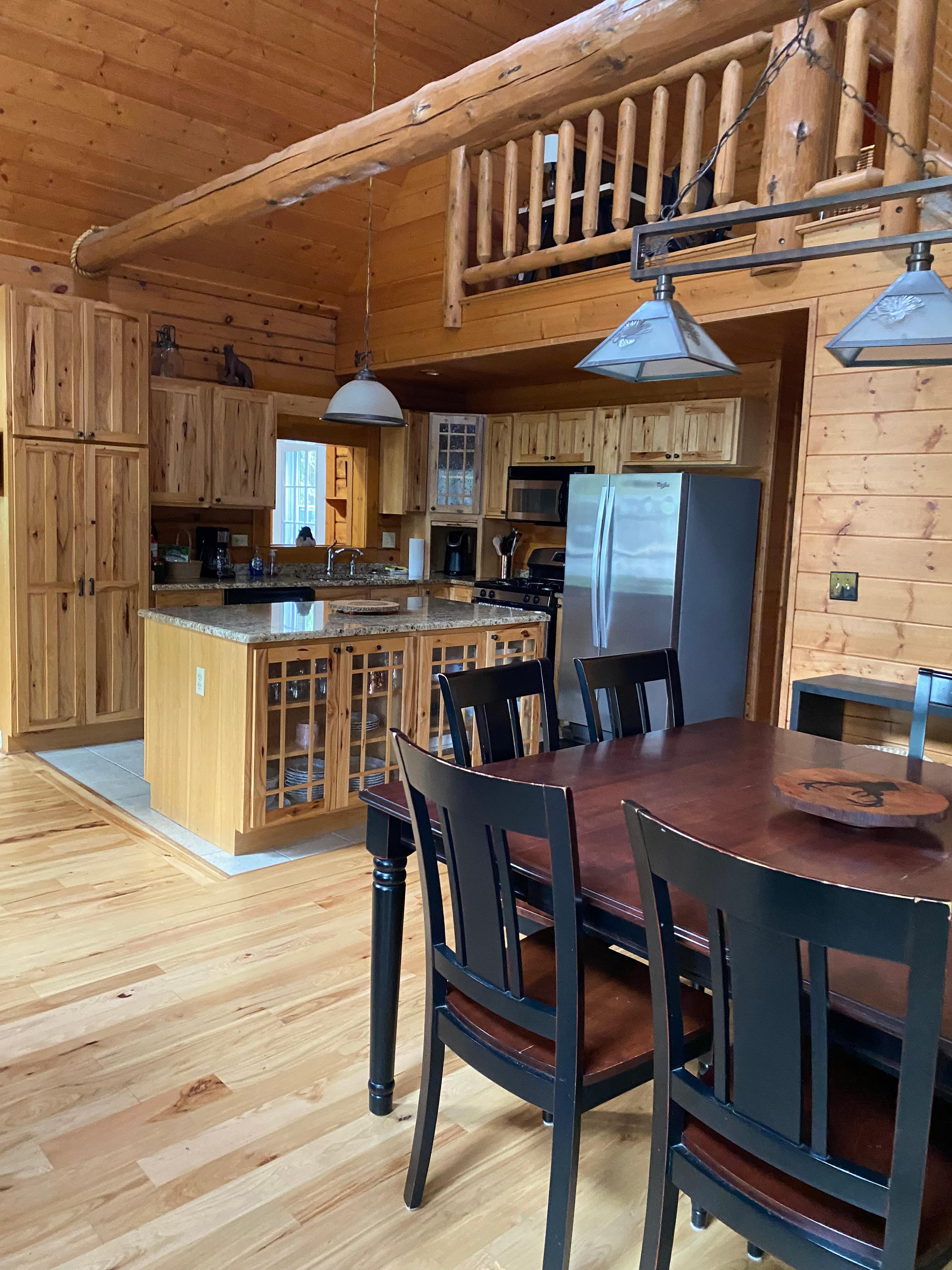 View right when you walk in the front door—main floor.