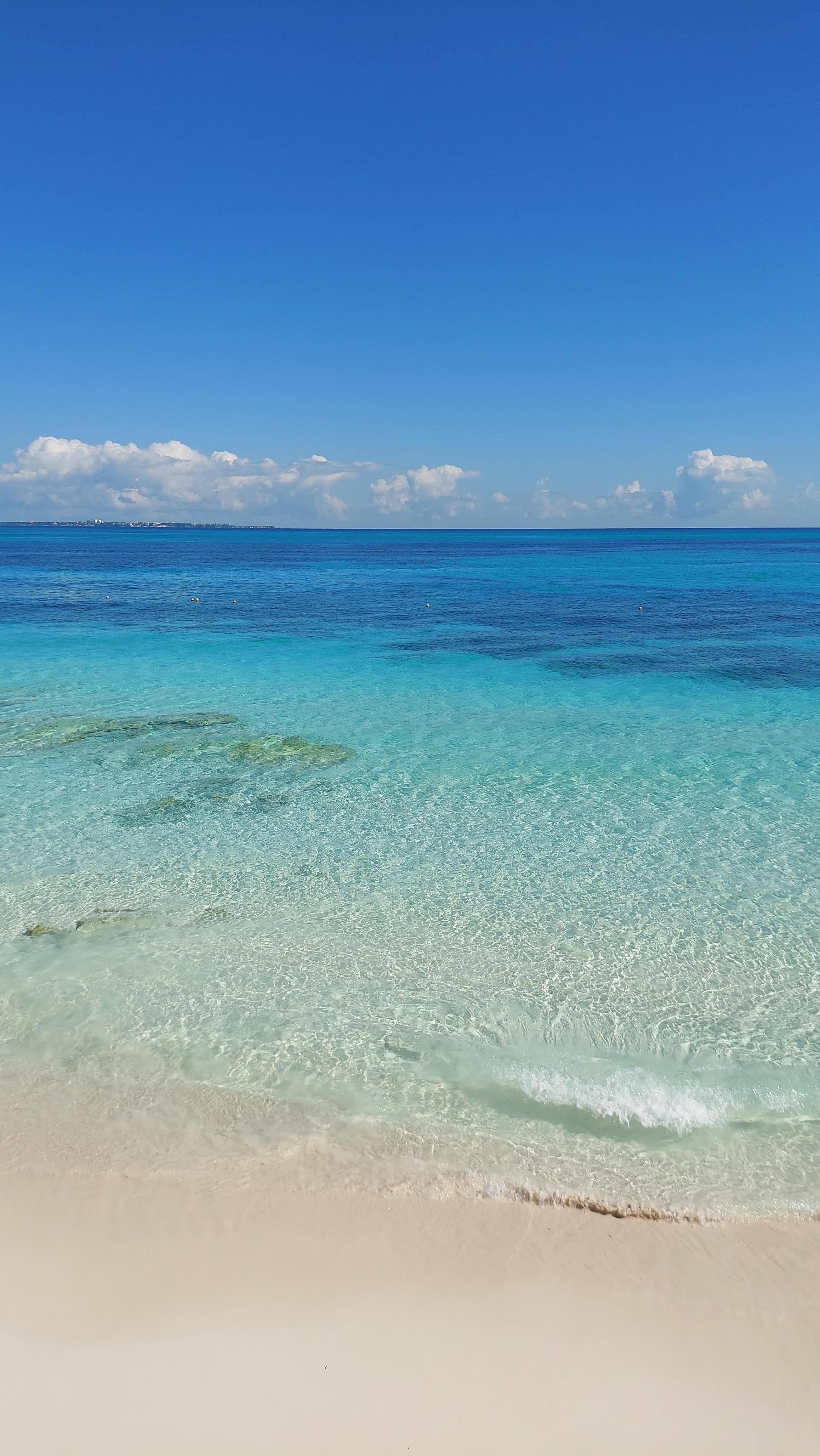 Praia em frente ao Hotel mar calmo