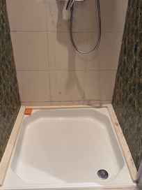 Old molded shower