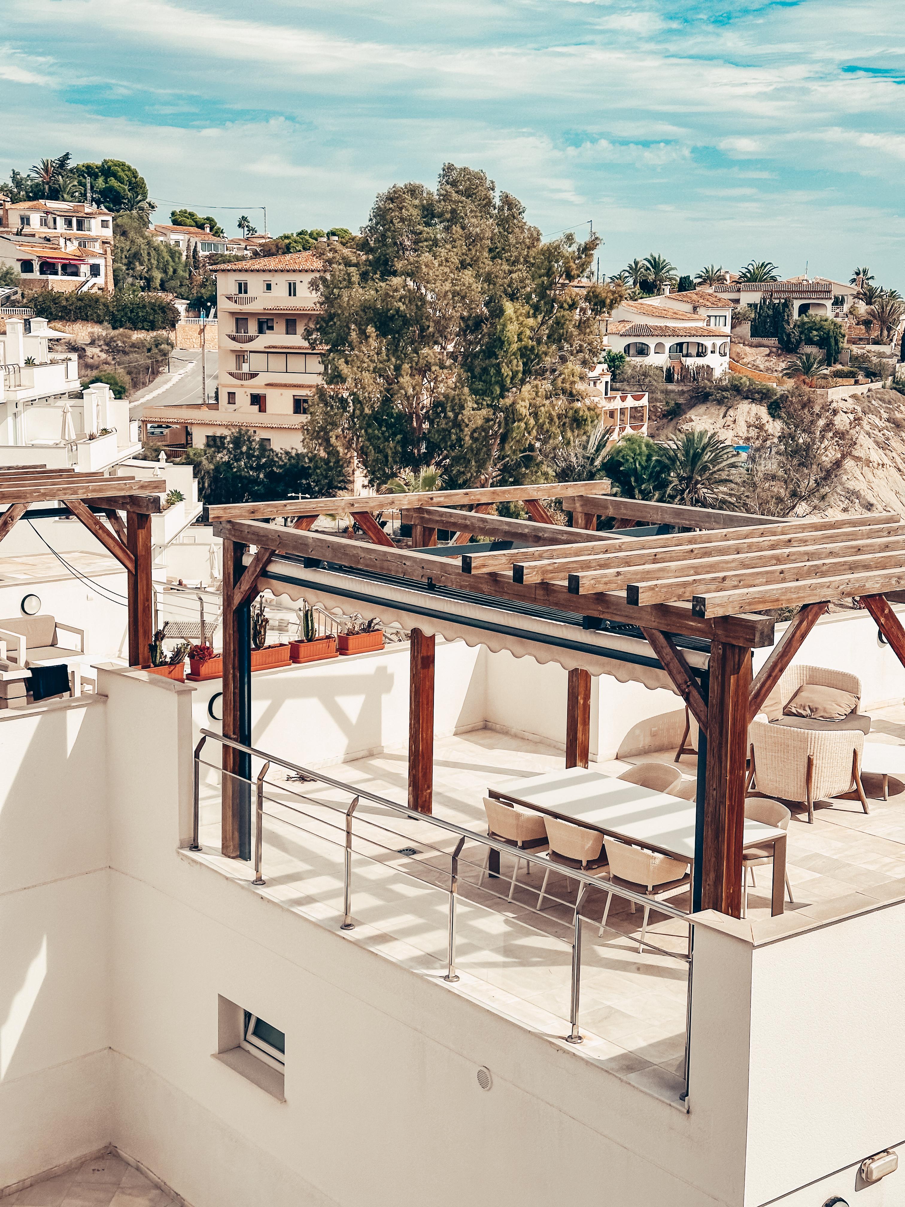 View from top patio 