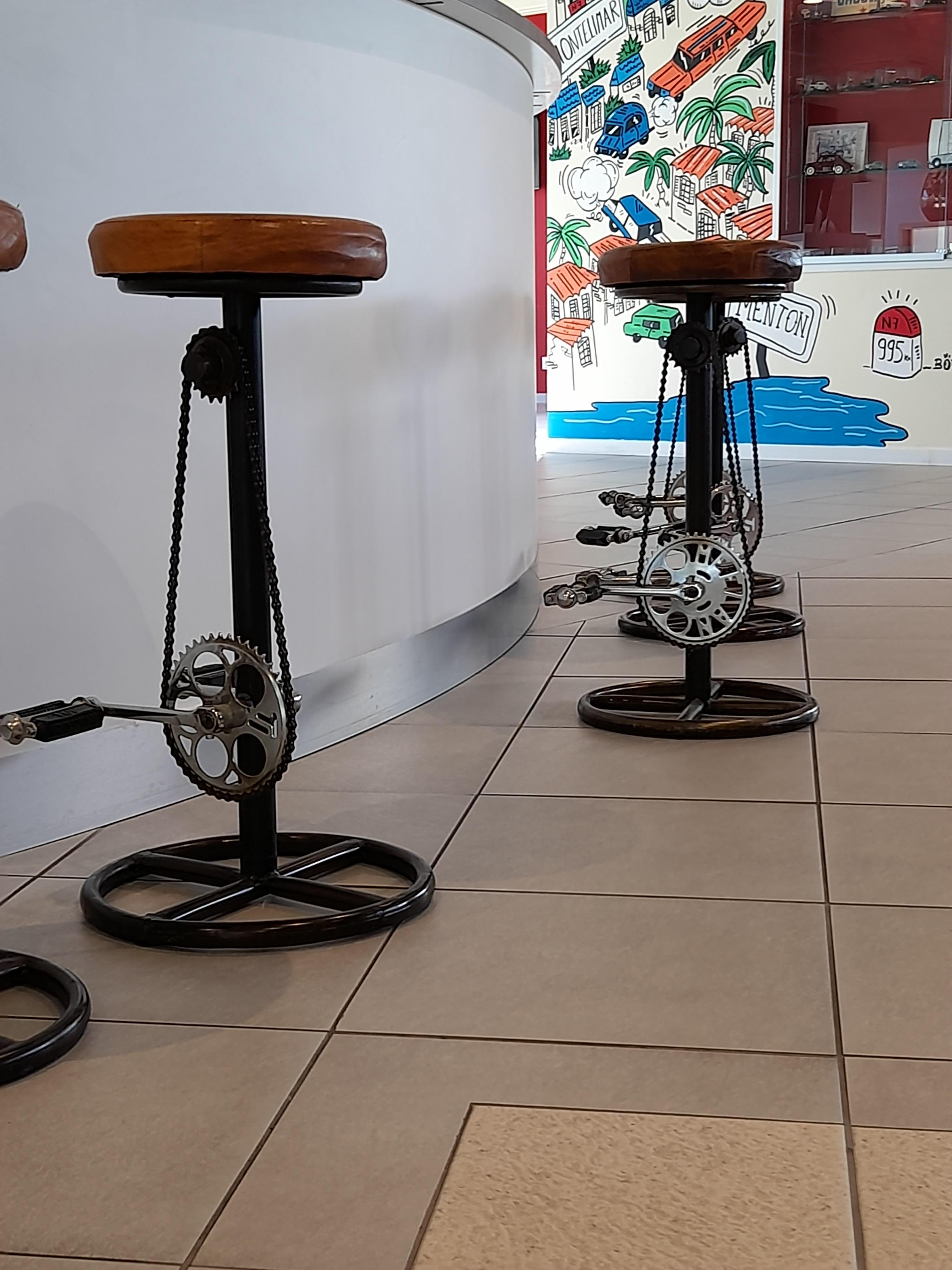 The best bar stools - exercise while you have a drink :)