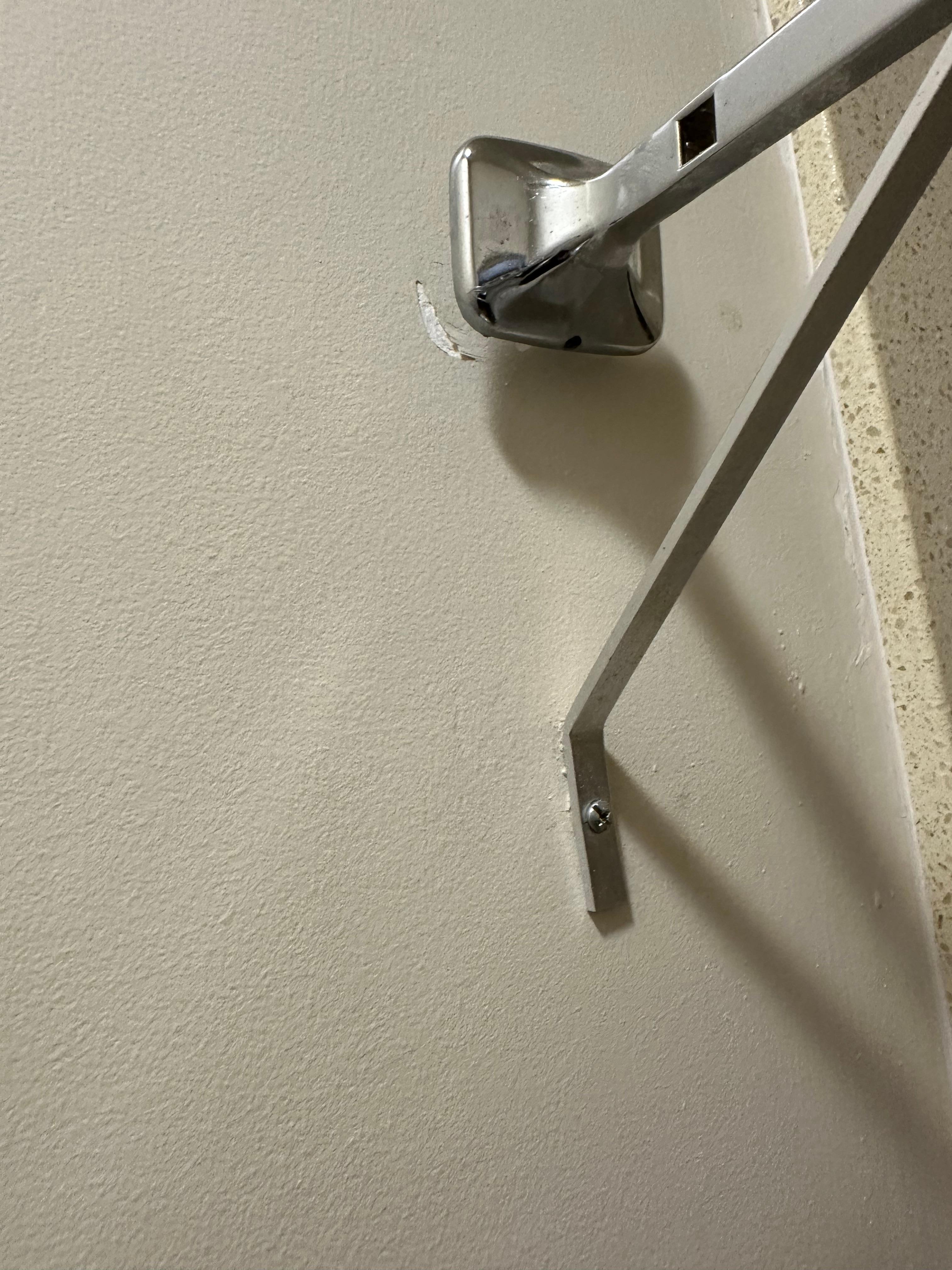 Towel Rack Falling Off. 