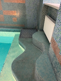 Non heated pool with smell of mold