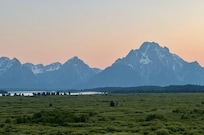 Udsigt fra hotellet (ikke hytten)