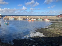 Lovely little harbour just a short walk away