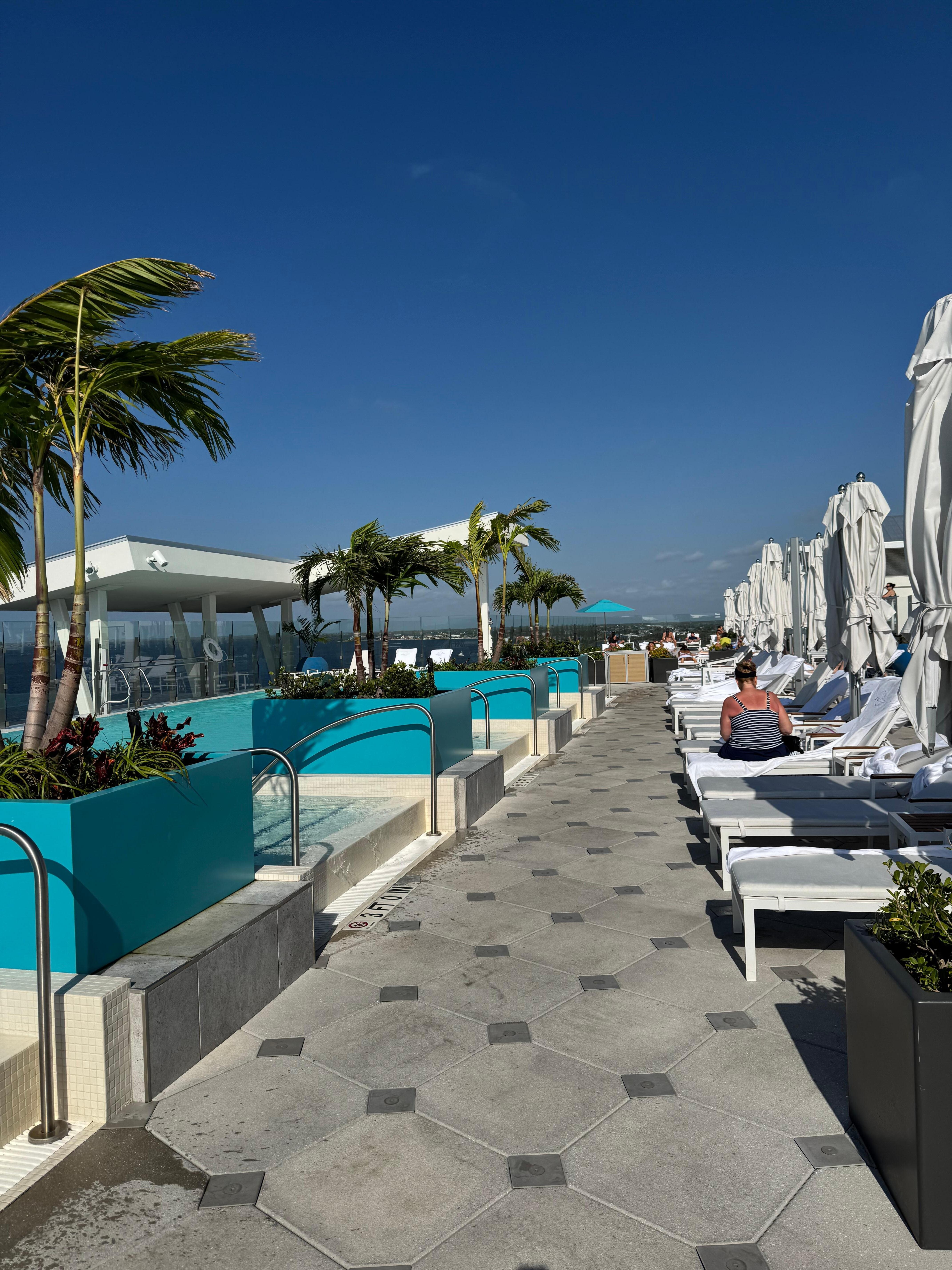 Level Blue Rooftop pool
