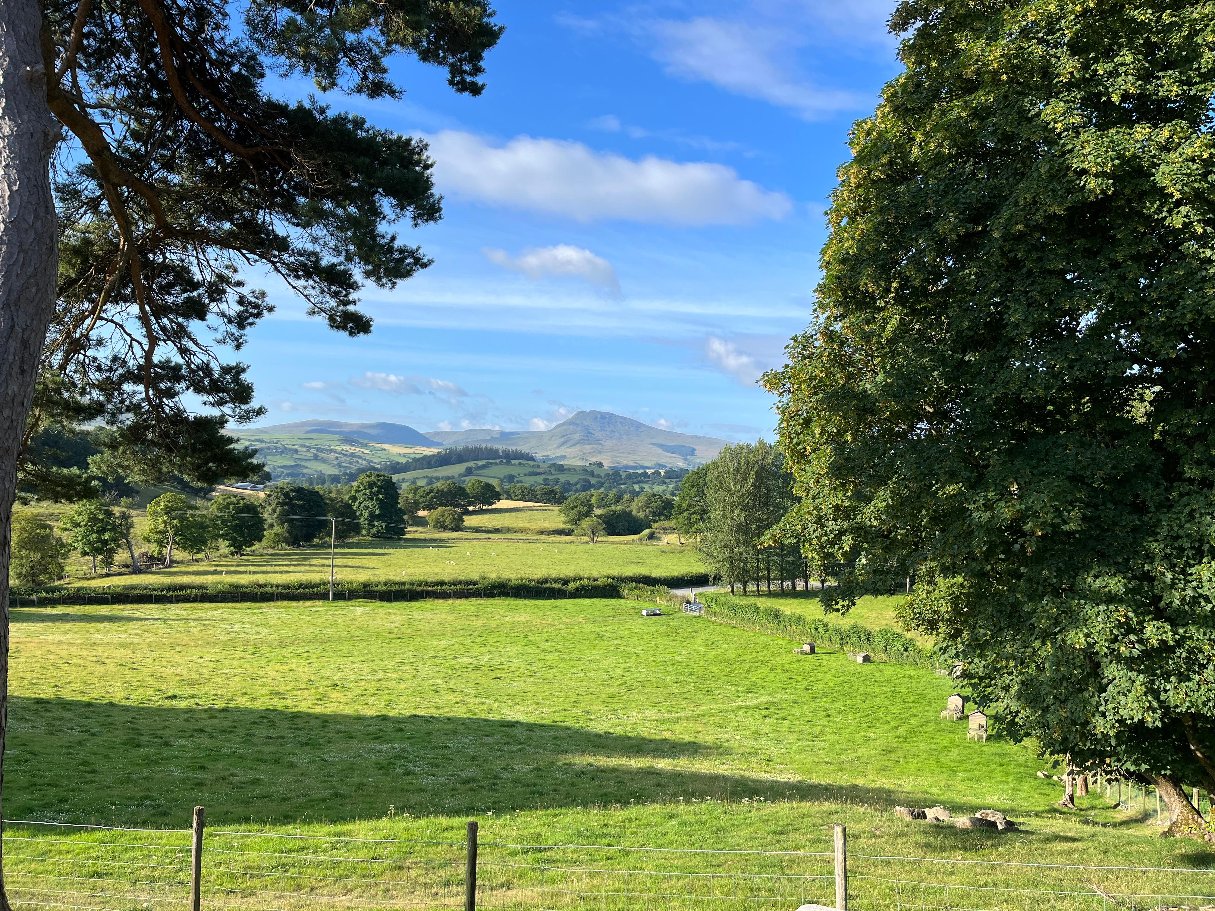 View of distant hills