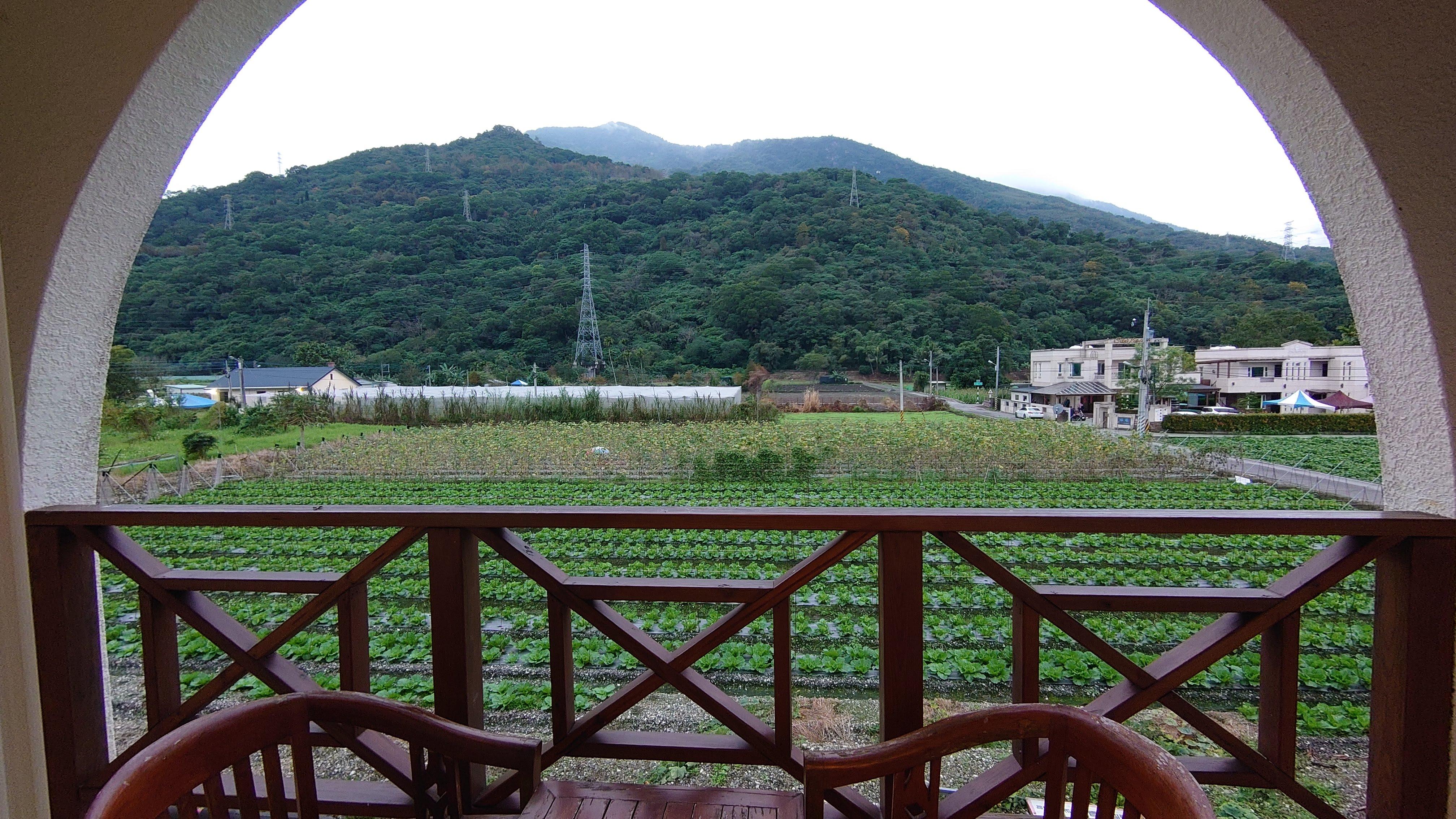 view from the balcony