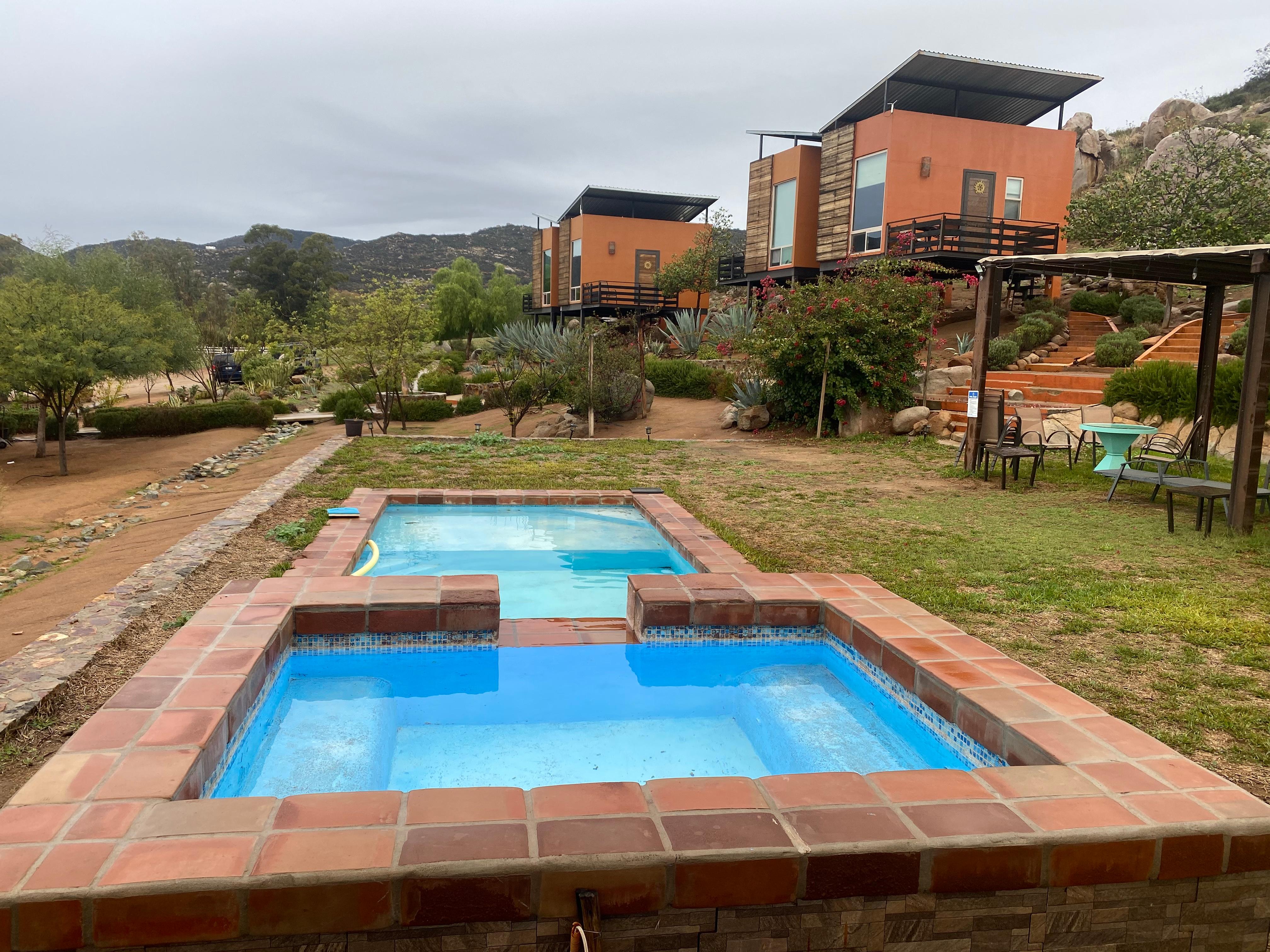 Beautiful little cement swimming pond