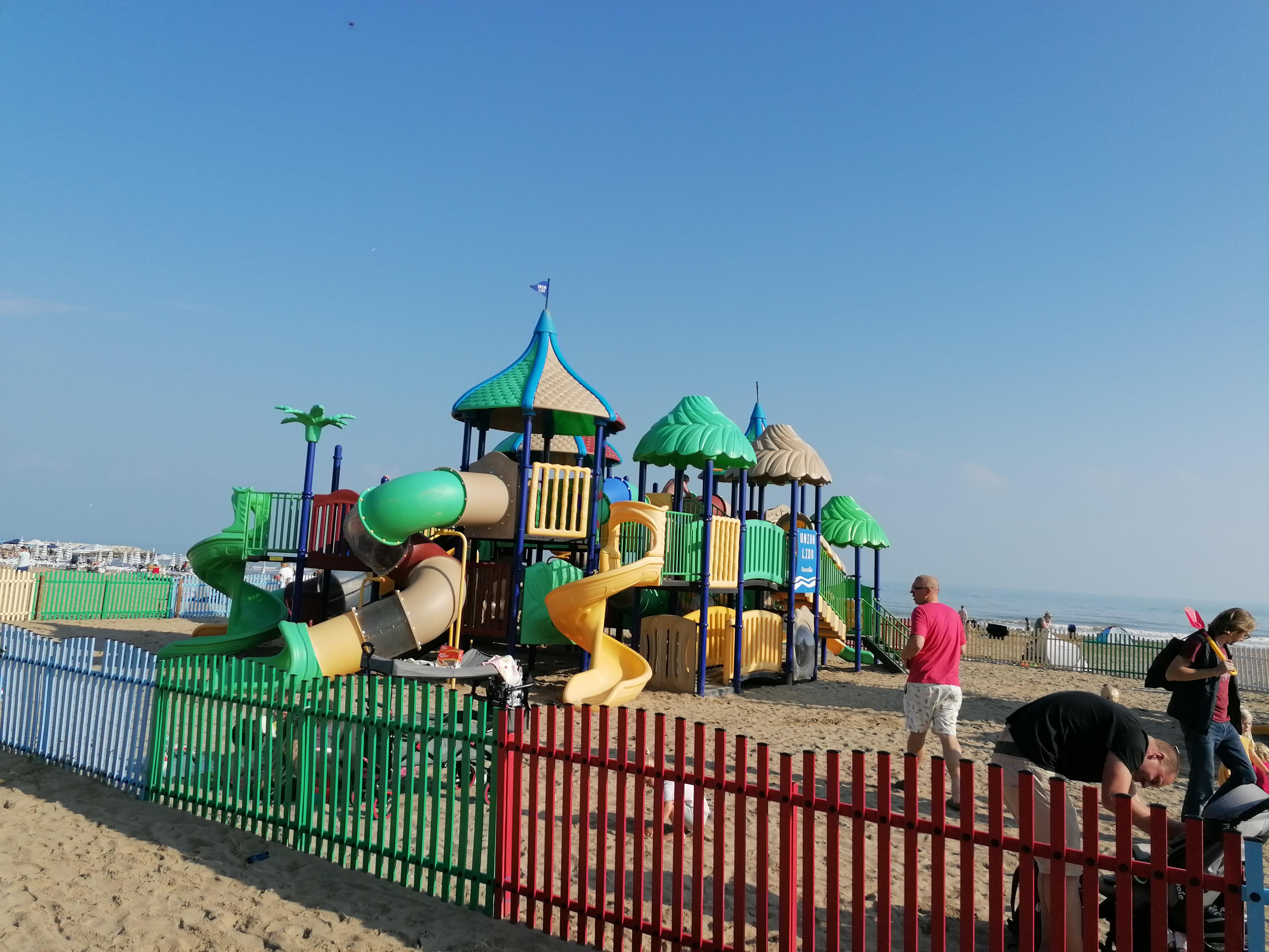 Spielplatz am Strand 