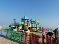 Spielplatz am Strand