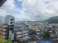 방 발코니에서 보는 뷰