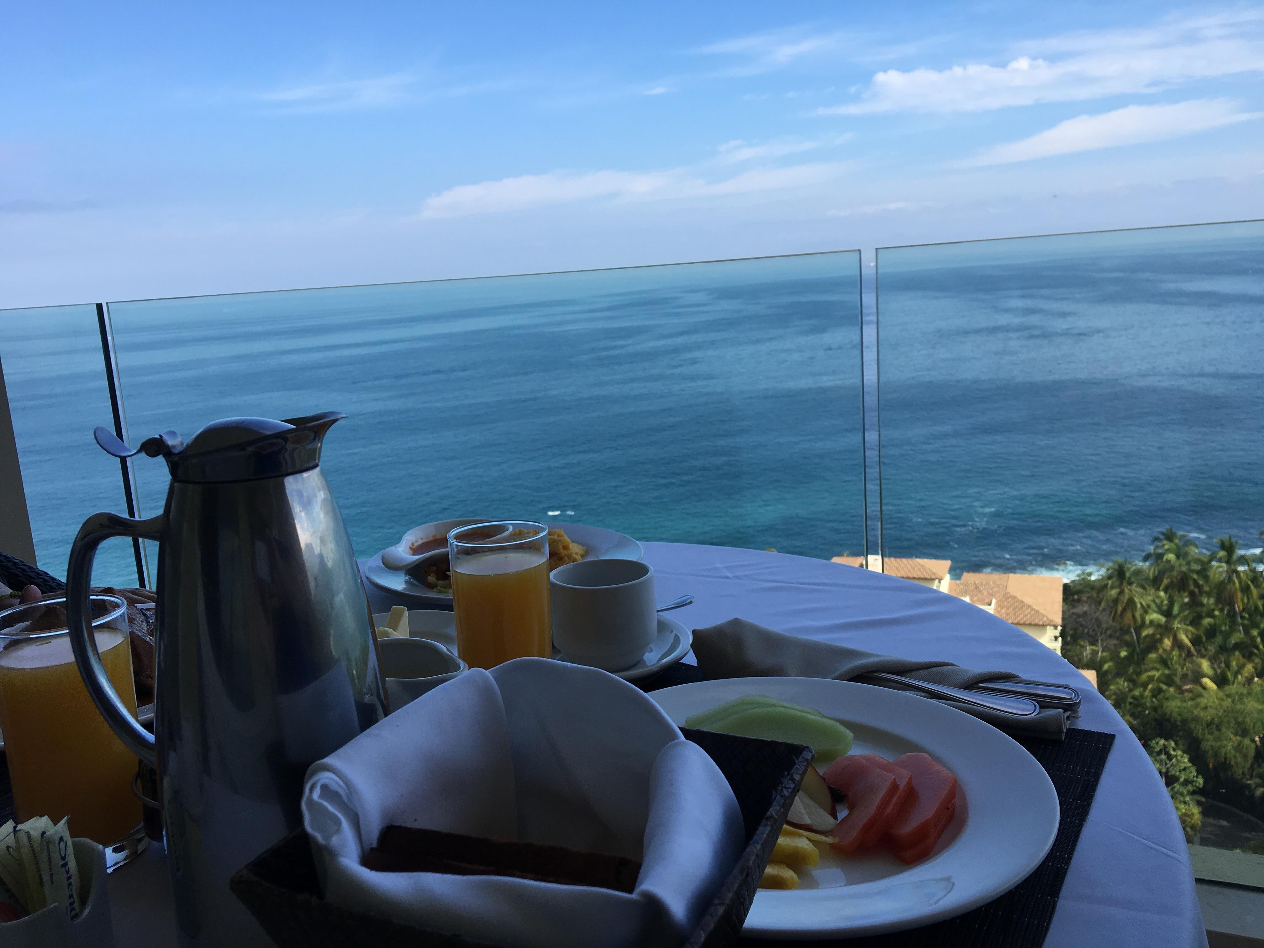 Room service on our balcony