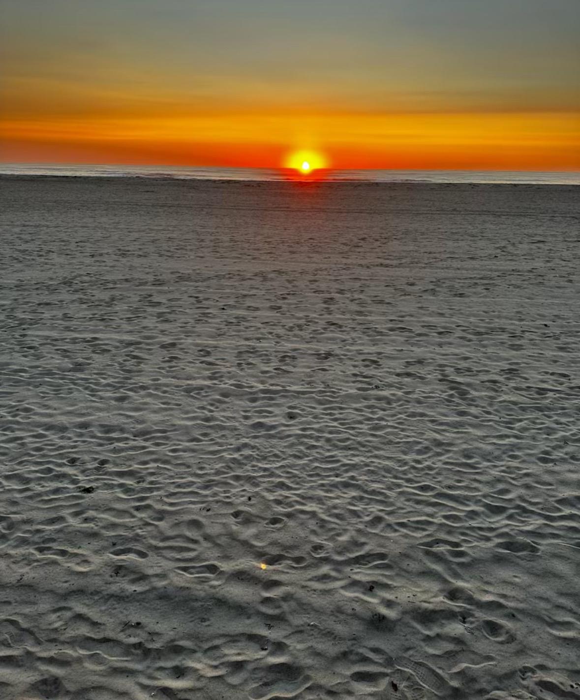 Sunrise on beach